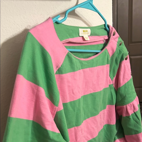 Anthropologie Maeve French Terry Cotton Sweatshirt - Picture 6 of 6